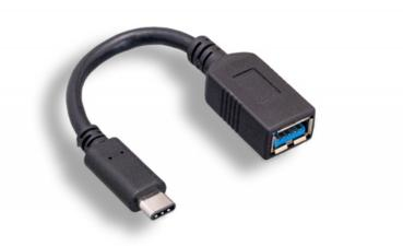 Liberty E-USB3.1CAF 0.3m USB 3.1 CM-AF Adapter Cable - Black